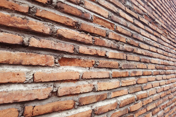 Texture of the brick walls            