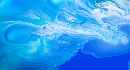 Fototapeta na wymiar Acrylic Pour Color Liquid marble abstract surfaces Design.