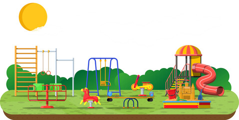 Kids playground kindergarten