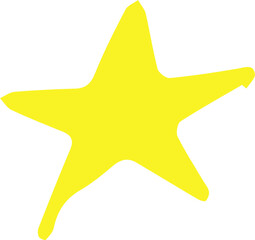 star design illustration isolated on transparent background