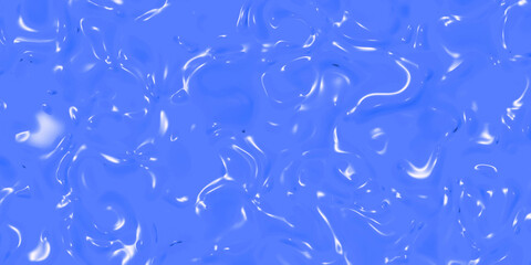 Fototapeta na wymiar abstract texture of glass surface of blue. Glossy surface of water. Texture of liquid molten gold. Horizontal image. Banner for insertion into site. 3D image. 3D rendering.