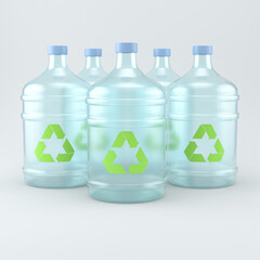 Plastic gallon recycle