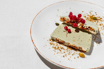 Pistachio ice cream