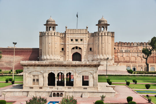 Alamgiri Gate in Lahore fort, Punjab province, Pakistan