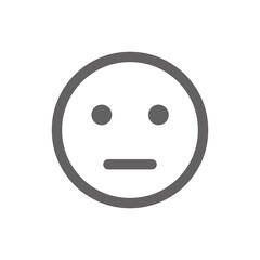 Fototapeta premium no comment emoji icon . Perfect for website or social media application. vector sign and symbol