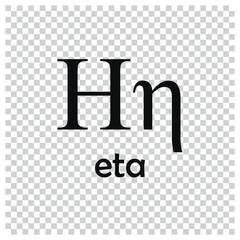 Simple eta. The Greek alphabet has been used to write the Greek language since the late 9th or early 8th century BCE. Greek Alphabet and Symbols (Useful for Education and Schools)