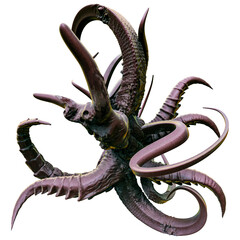 Abstract Organic Alien Tentacle Tendril   Transparent Background PNG  © TextureRealm