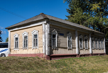 fragments of urban ancient architecture in the center of the city of Kolomna