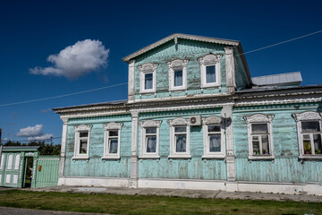 fragments of urban ancient architecture in the center of the city of Kolomna