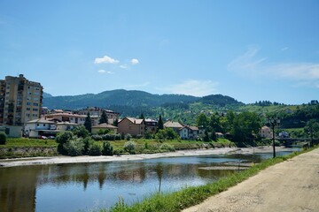 Fototapeta premium Visegrad Bosnia and Herzegovina 2022 June