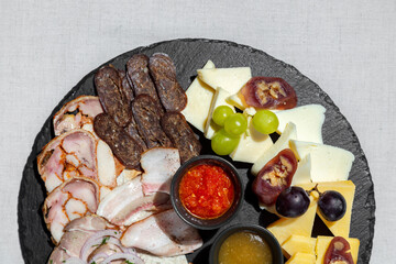Meat and cheese snacks