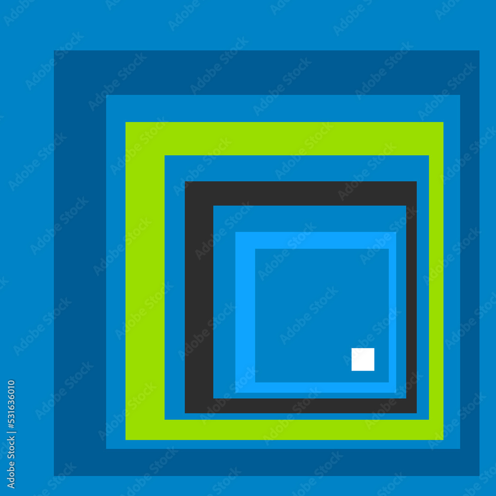 Poster abstract background with colorful square pattern