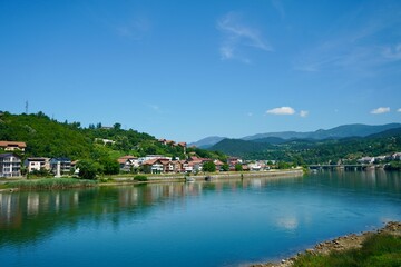 Fototapeta na wymiar Visegrad Bosnia and Herzegovina 2022 June