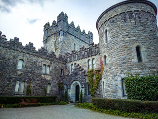 The historic Glenveagh Castle, Donegal in Ireland