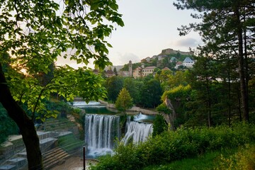 Fototapeta premium Jajce Bosnia and Herzegovina 2022 June