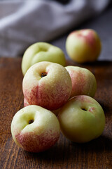 Delicious sbergie peaches