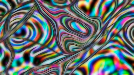 Abstract textured neon fractal background