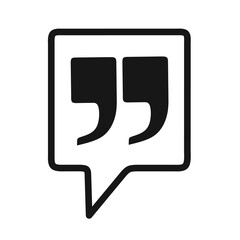quotes icon with trendy design