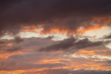 background in the form of the evening sky