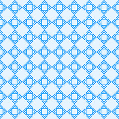 Fototapeta premium Seamless geometric blue pattern. Seamless ornamental background for print, wallpaper, gift wrapping, home decor, fashion, invitation background, textile design. Vector eps10