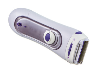 Closeup of an eletrical lady shaver