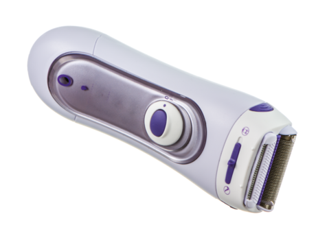 Closeup of an eletrical lady shaver