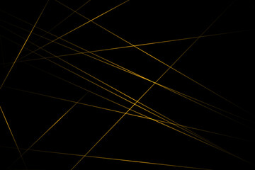 Abstract black with gold lines, triangles background modern design. Vector illustration EPS 10.
