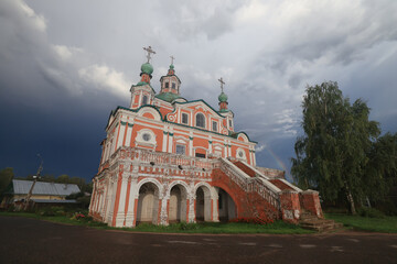 veliky ustyug church landscape russia north religion architecture