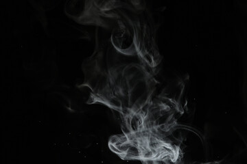 texture smoke on a black background abstract