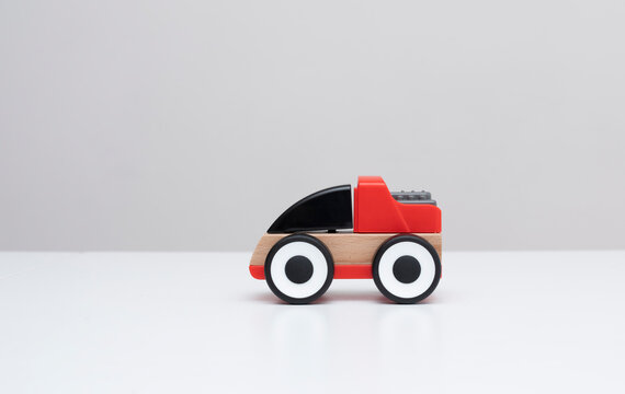 Wooden Toy Car, Front View