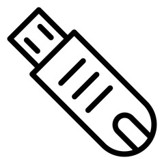 Fototapeta premium Flash Drive Icon Style