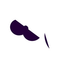 Fototapeta premium Abstract Shapes Organic Dark Purple