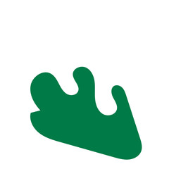 Abstract Shapes Organic Green