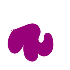 Abstract Shapes Organic Purple 