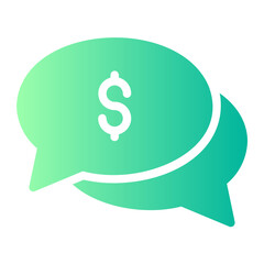 chat business gradient icon