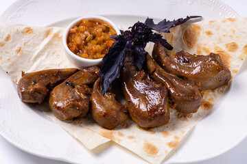 lamb chops with vegetables