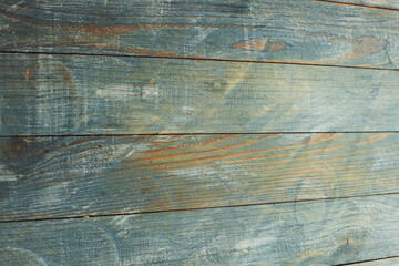 Vintage brown wood background texture with knots and nail holes. Old painted wood wall. Brown abstract background. Vintage wooden dark horizontal boards. Front view with copy space. 