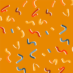 Hand drawn vector abstract graphic Merry Christmas and Happy new year clipart illustrations of paper confetti cards collection set.Merry Christmas cute people design background.Winter holiday art.