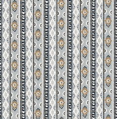 Seamless authentic pattern, ethnic print.