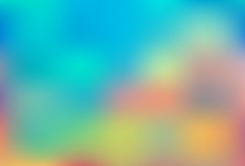 Light Blue, Yellow vector abstract blurred template.