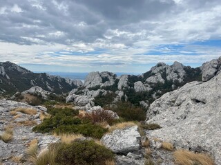 Velebit mountain in Croatia, landscape