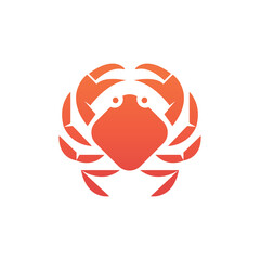 Crab vector illustration logo. Technology, robotic crab logo concept design © hasangucuk