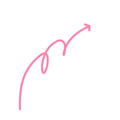 Pink arrow element 