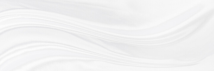 Obraz premium White gray satin texture that is white silver fabric silk background with beautiful soft blur pattern natural.