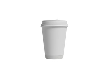 Paper coffee cup mock-up. Render realistic 3d PNG