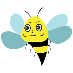 Obraz premium cartoon bee illustration