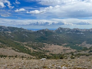 Fototapeta na wymiar Velebit mountain in Croatia, landscape