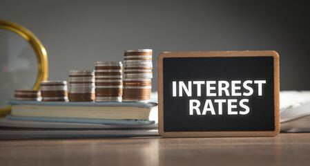 Coins with Interest Rates text and business objects.