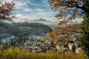 Obraz premium Blick auf Salzburg