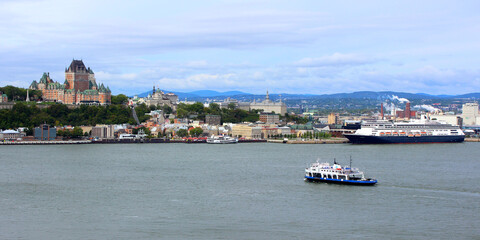 Quebec City from across the St Lawrence River
